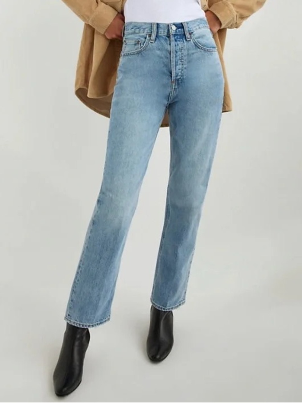 Aritzia Denim Forum The Joni High Rise Loose 29L Denim Jeans : 23